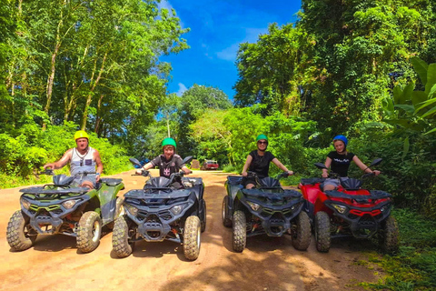 Phuket : Aventuras de ATV, tirolesa e miradouro panorâmico