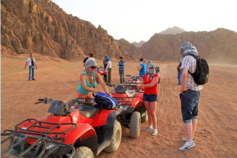 Sharm El-Sheikh: ATV Quad Sunrise & Sunset Desert Safari 2 Person ( 1 DBL BUGGY )