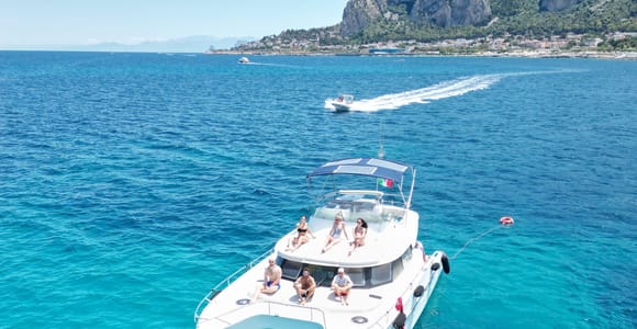Private Catamaran Tour of Palermo&#39;s West Coast with Lunch and Snorkeling