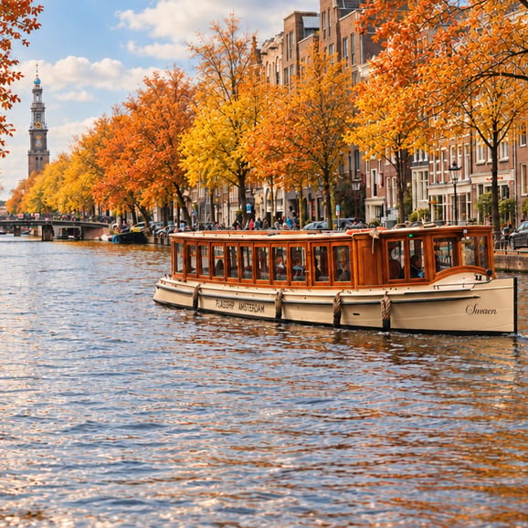 Amsterdam: Canal Cruise with Unlimited Drinks &amp; Bite option