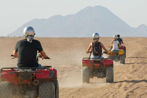 From Marrakesh: Dinner &amp; Quade Bike, Sunset in Desert Agafay