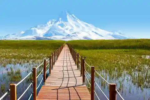 Depuis la Cappadoce : Visite de la région des marais de Sultan et des chutes d'eau