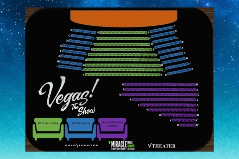 75 Minuten Vegas! Vegas! The ShowVIP-Sitzplätze