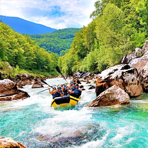 Visit Bovec Adventure Rafting on Emerald River + FREE photos in Bovec