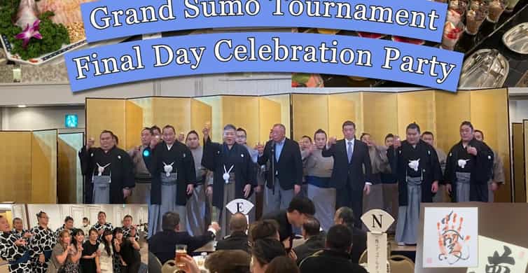 Experience the final party of the May Grand Sumo Tournament
