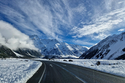 Z Christchurch: 1-drożna wycieczka do Queenstown przez Mt Cook