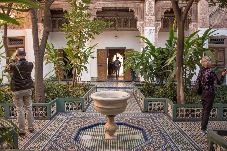 Marrakech: Historical Monuments, Souks & Medina Guided Tour Shared Group Walking Tour in English– From the Meeting Point