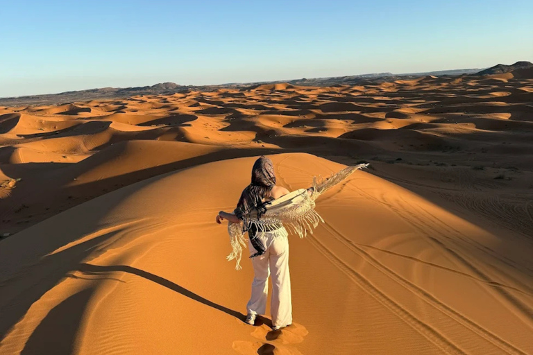 From Marrakech: 3-Day Merzouga Tour with Camel Trek & Luxury Camp Shared Standard Sahara Tour – Popular Choice