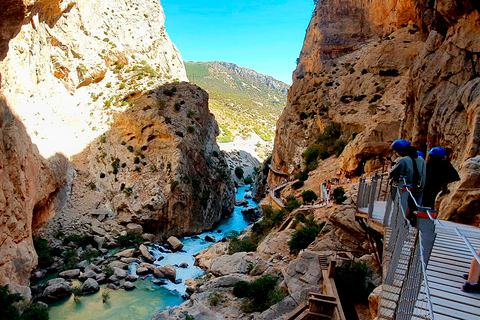 Málaga: Tour guiado pelo Caminito del Rey com transporte