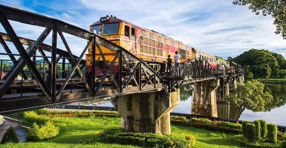 BKK : Private Tour Fluss Kwai Brücke & Zug zur Krasae Höhle