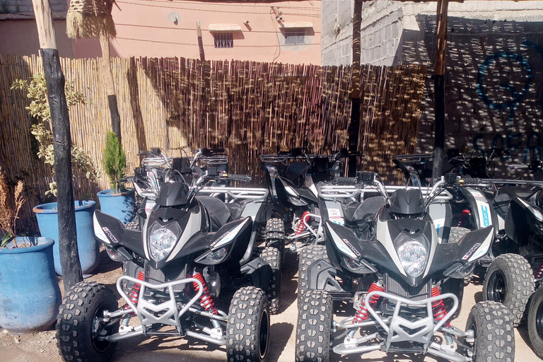 Quad e cena nel deserto di Agafay