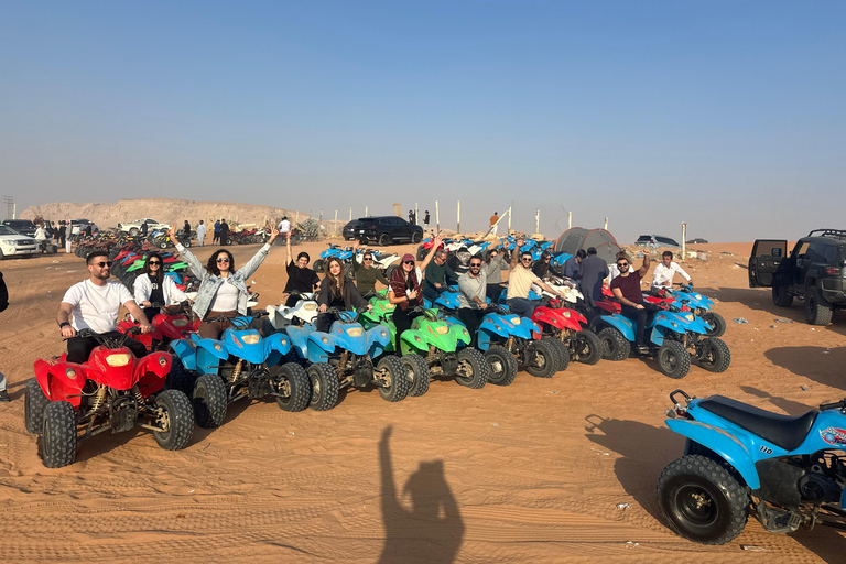 Riyadh:Red Sand Dunes camel ride&Quad&Sandboarding Adventure Private Tour with pick up and drop off from your location