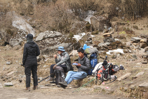 Katmandú: Travesía de 15 días por el Circuito del Annapurna