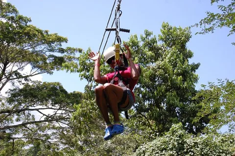 Rit met Rainforest Zipline Mystic Mountain