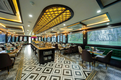 Hanoi: Aurora Halong Day Cruise - Lunch, Kayak, Swim, Cave from Halong: Cruise with Buffet, Kayaking (No transfer)