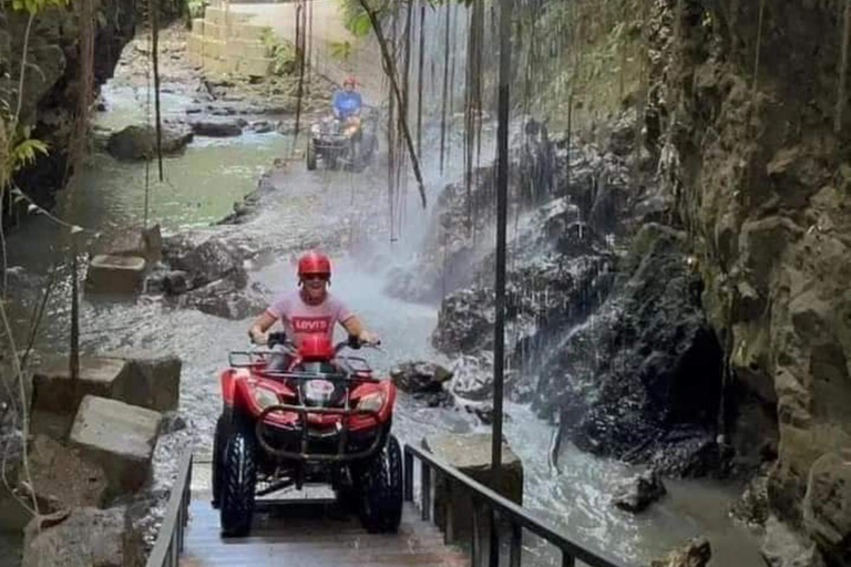 Ubud: Best of ATV Quad Bike Adventure Tandem & Single Ride with private transfer