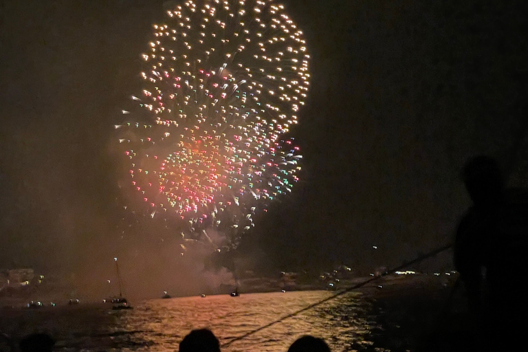 Tarragona's Fireworks Sail Catamaran
