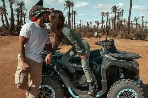 Marrakech : Excursion en quad à la palmeraie et désert