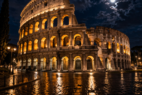 Rome: Colosseum All-Access Underground Night Tour with Arena