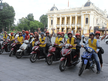 Aventuras en moto en Hanoi