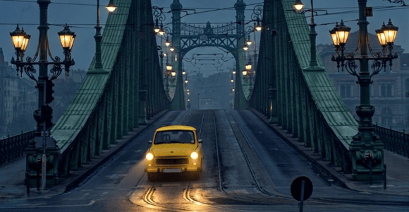 Budapest Day & Night Trabant Tourwith Pálinka and PhotoStops
