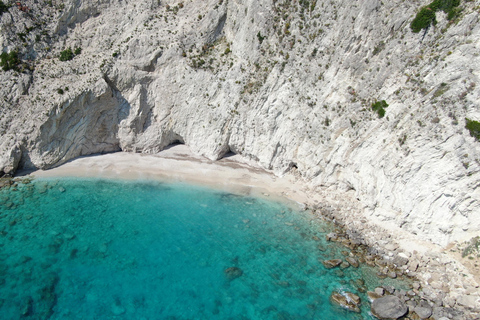 Paleokastritsa: Kasteli, Blue Caves, & Limni Beach Boat Trip