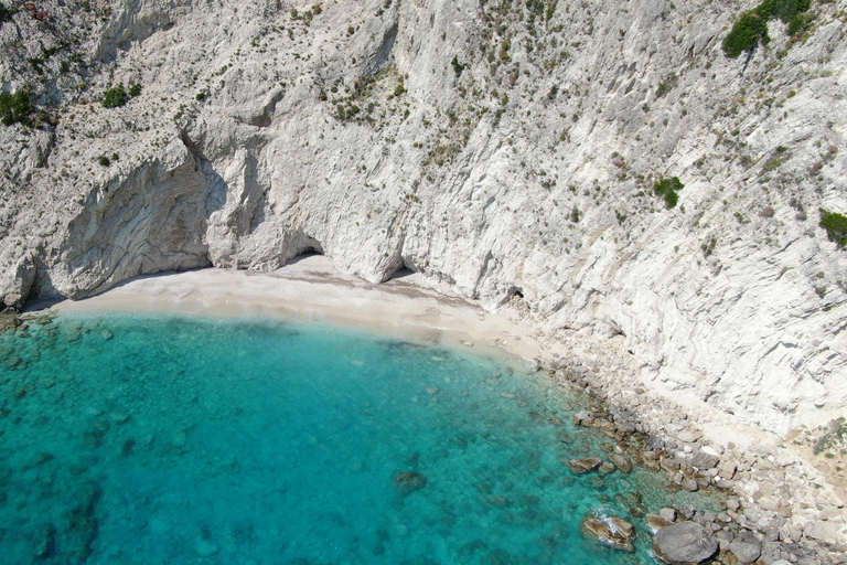 Paleokastritsa: Kasteli, Blue Caves, & Limni Beach Boat Trip