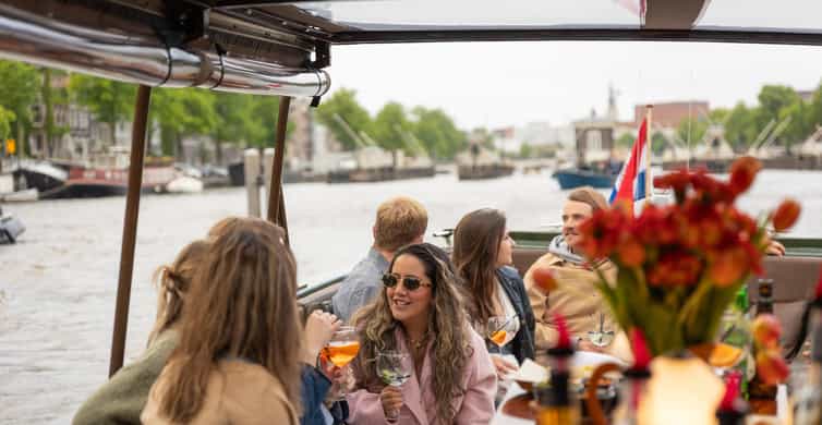Amsterdam: Covered Heated Canal Cruise with Bitterballen photo 3