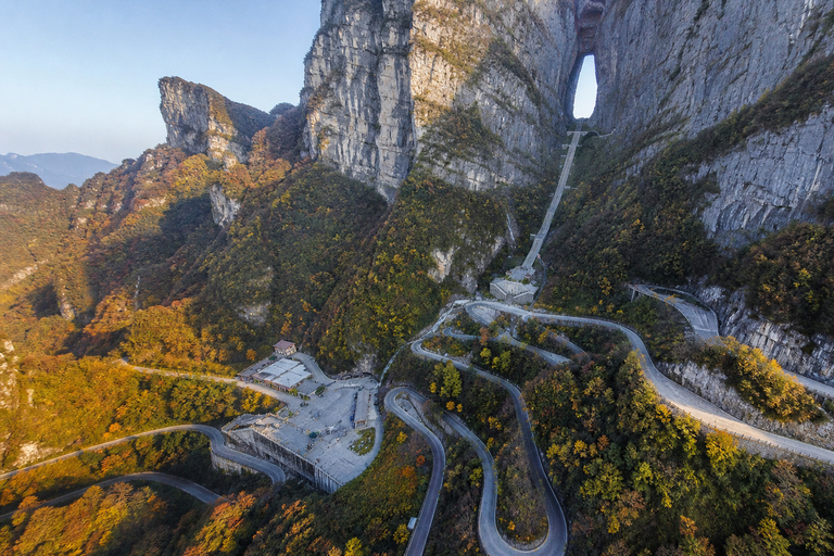 Tianmen Mountain: E-Ticket & Multilingual Guide Options Route A: City Cableway Up & Express Cableway Down