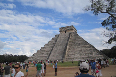 De Cancun: Viagem de 1 dia a Chichen Itza, Cenote e Valladolid