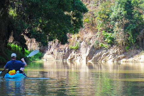 Chiang Mai: 25 km di tempo libero in mountain bike e kayak nella giunglaDa Chiang Mai: tour in bici e kayak