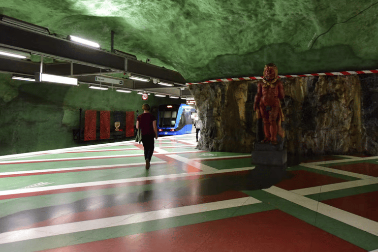 Visite du métro de Stockholm