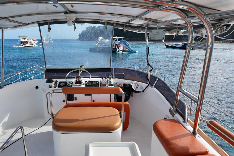 Phuket: Coral Island Laid-Back Morning Tour with Snorkeling Relaxing Yacht Cruise (Hotel Pickup)