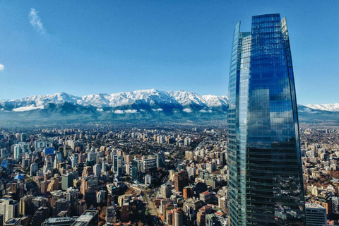 Santiago : quartier financier de Sanhattan, SkyCostanera en optionVisite privée du quartier de Sanhattan avec entrée au SkyCostanera