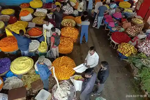 Bangalore- Food street walk and market visit in evening