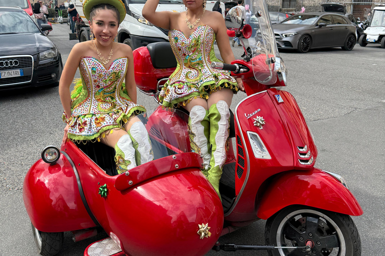 Rome Vespa Sidecar Tour: 90-Minute Panoramic Experience Shared Sidecar Experience