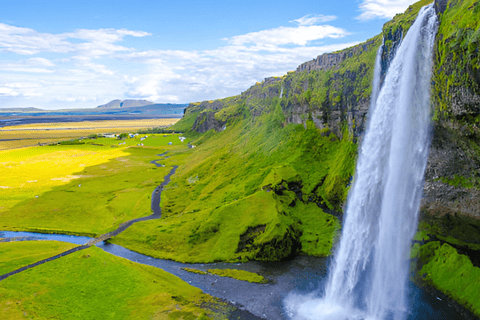 Von Reykjavik aus: Geführte Tour entlang der Südküste auf Spanisch