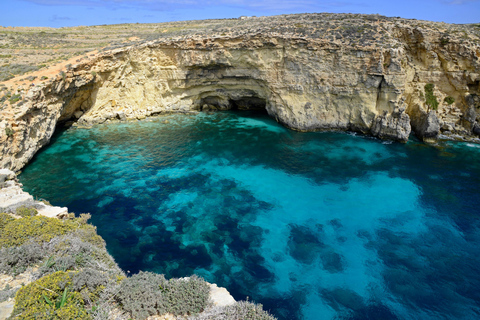 Vanuit Mellieha: Drie baaien cruise inclusief de Blue Lagoon