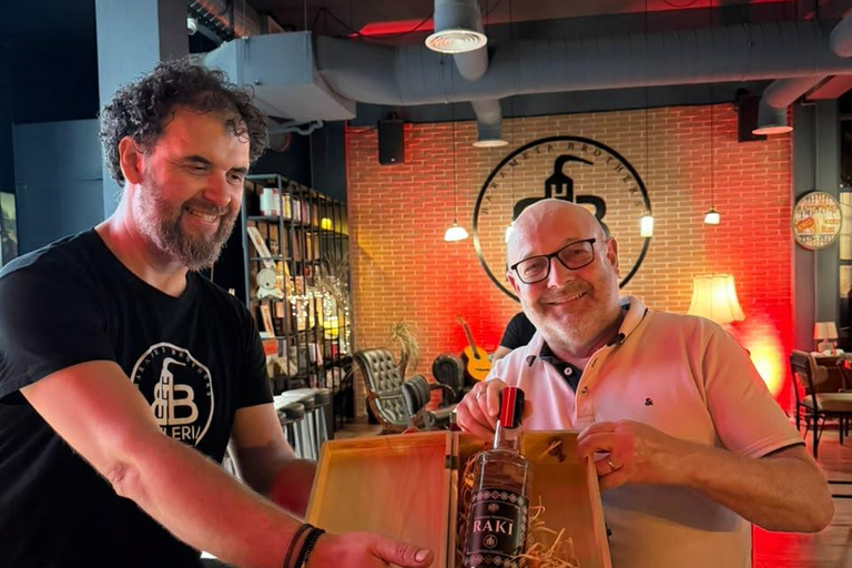 Golem/Distillery Tour/Raki Tasting/AlbanianMeze/with Pick-up