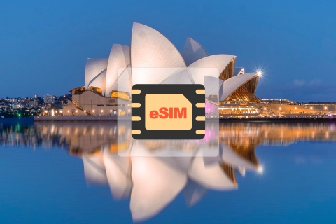 Australie : forfait de données mobiles eSIM1 Go/5 jours pour l'Australie uniquement