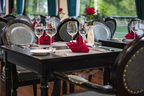 Luxury Halong 2-Day 5 Star Cruise: Balcony, Bathtub Room Junior Suite with private balcony - 1st floor