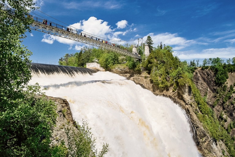 Quebec City: Montmorency Falls z przejażdżką kolejką linowąMontmorency Falls z powrotną kolejką linową