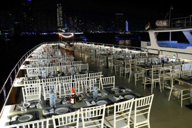 Marina Dhow Cena Crucero Dubai Con Traslado Privado