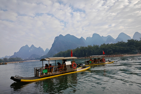 Li River, Reed Flute Cave,Xianggong Hill&Light Show Day Tour