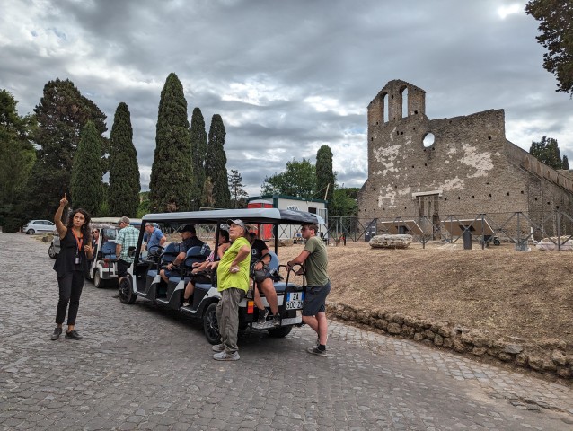 Visit Rome Appian Way & Catacombs Golf Cart Shared Tour in Rome