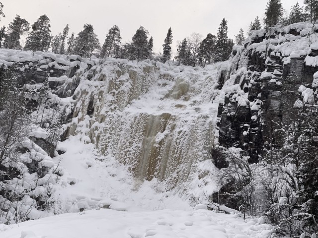 Visit Rovaniemi Korouoma Canyon Frozen Waterfalls Guided Hike in Korouoma Canyon