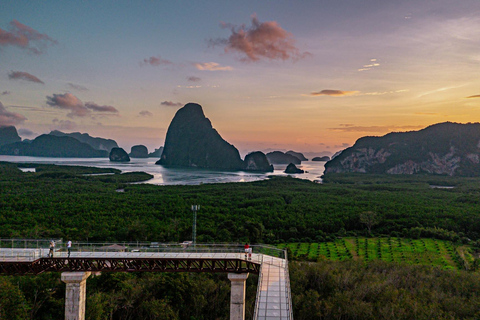 Phang Nga Bay Skywalk at Samet Nangshe with Private Transfer