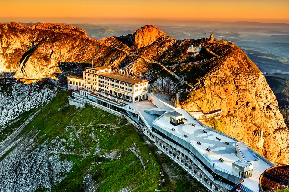 Kriens Mount Pilatus Roundtrip Cable Car Ticket to the Peak GetYourGuide