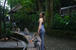 Ubud: Ticket für das Heilige Affenwald-Schutzgebiet und geführte Tour