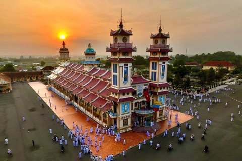 HCM: Black Virgin Mountain, Cao Dai Temple & Cu Chi Tour Group tour